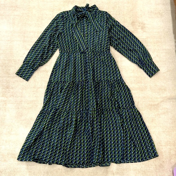 CIEBON Geometric Print Midi Dress - Picture 1 of 1